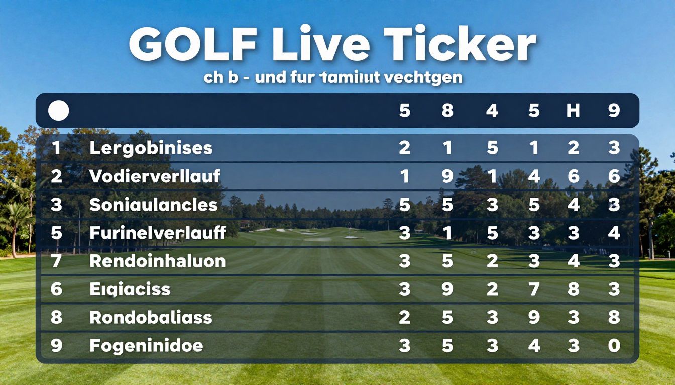 golf live ticker